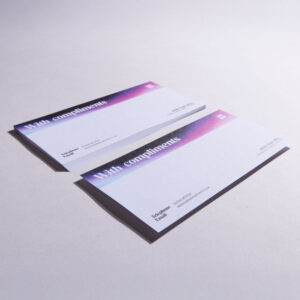 image shows compliment slips