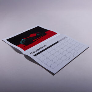 image shows drilled hole calendars