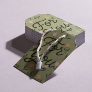 image shows gift tags