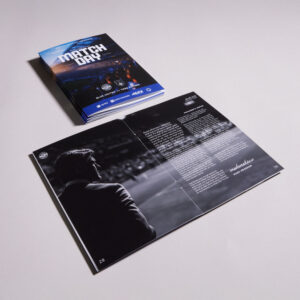image shows spot uv stapled booklets